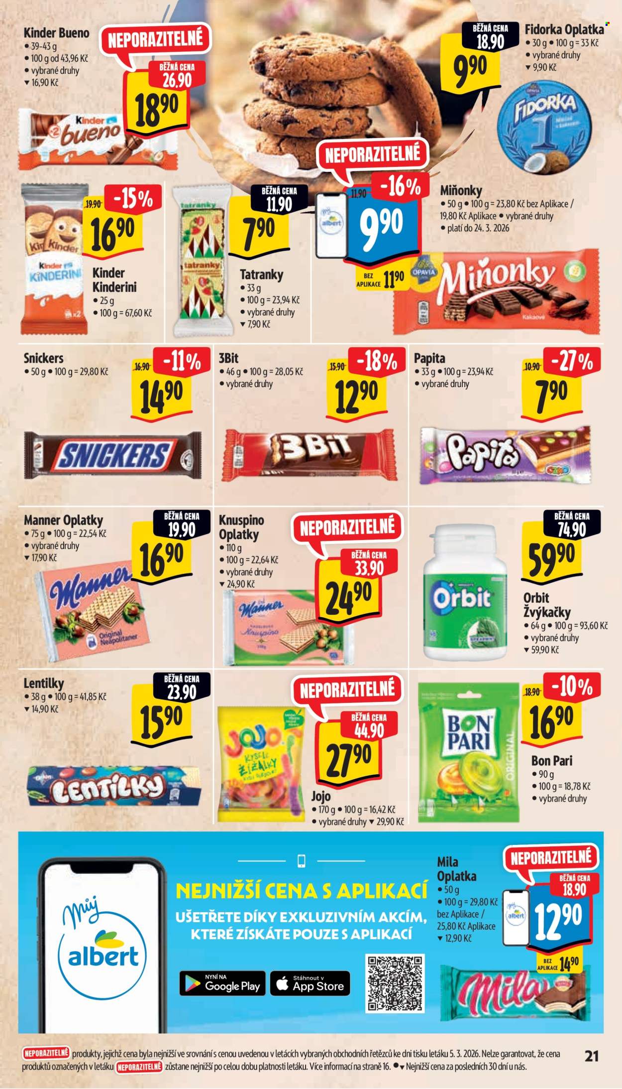 Leták Albert Supermarket - 11.3.2026 - 17.3.2026. Strana 29