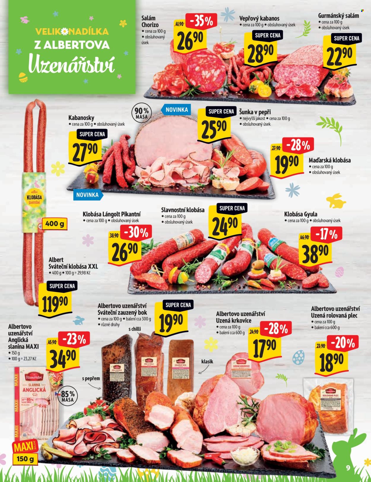 Leták Albert Supermarket - 11.3.2026 - 24.3.2026. Strana 9