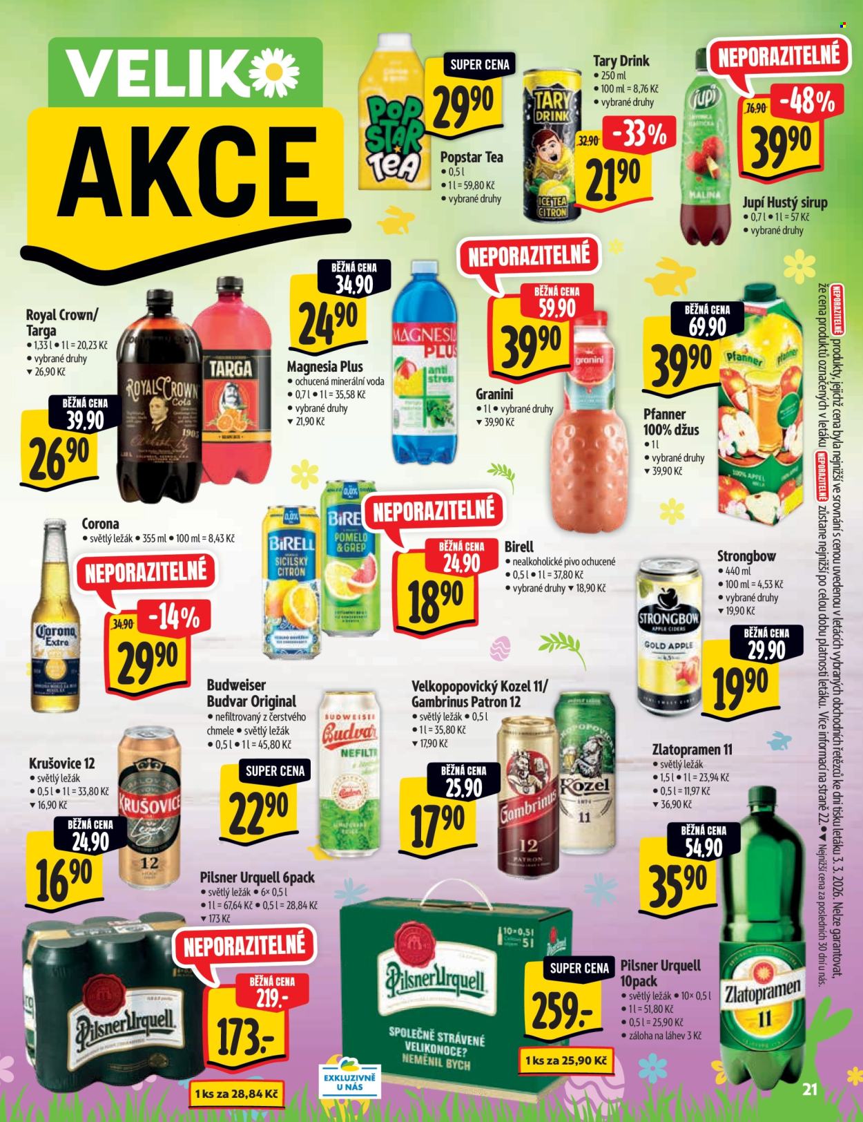 Leták Albert Supermarket - 11.3.2026 - 24.3.2026. Strana 21
