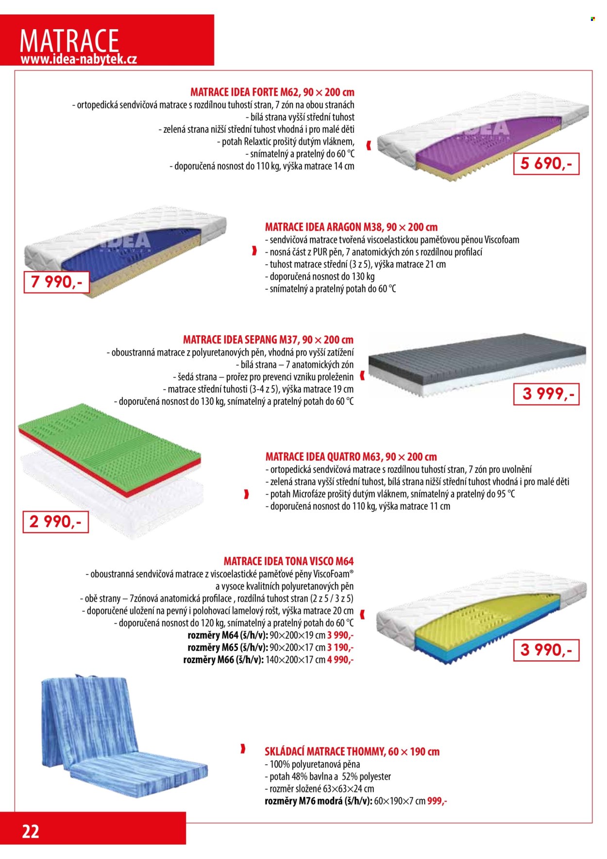Leták IDEA nábytek. Strana 22