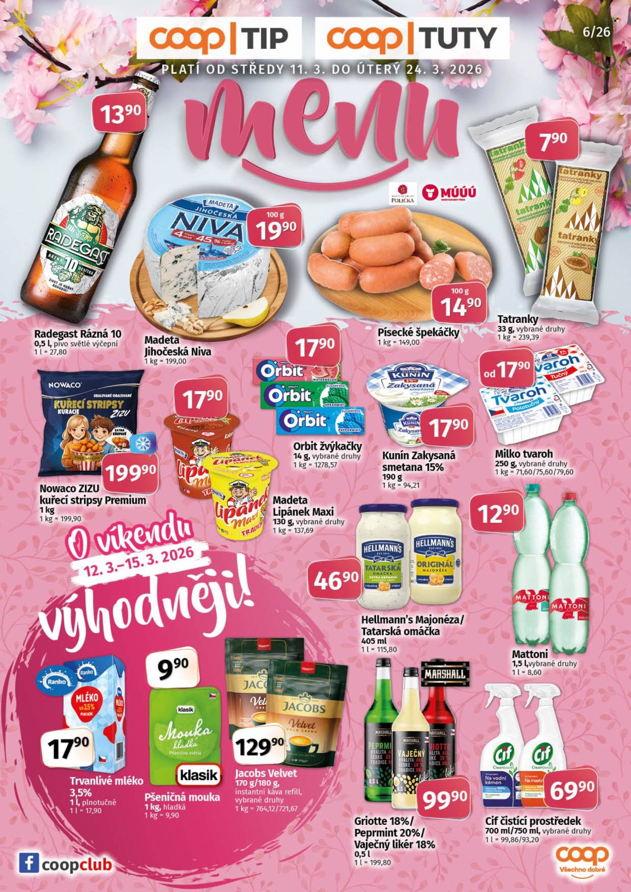 Leták coop TUTY - 11.3.2026 - 24.3.2026. Strana 1