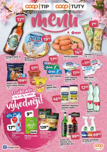 Leták coop TUTY - 11.3.2026 - 24.3.2026.