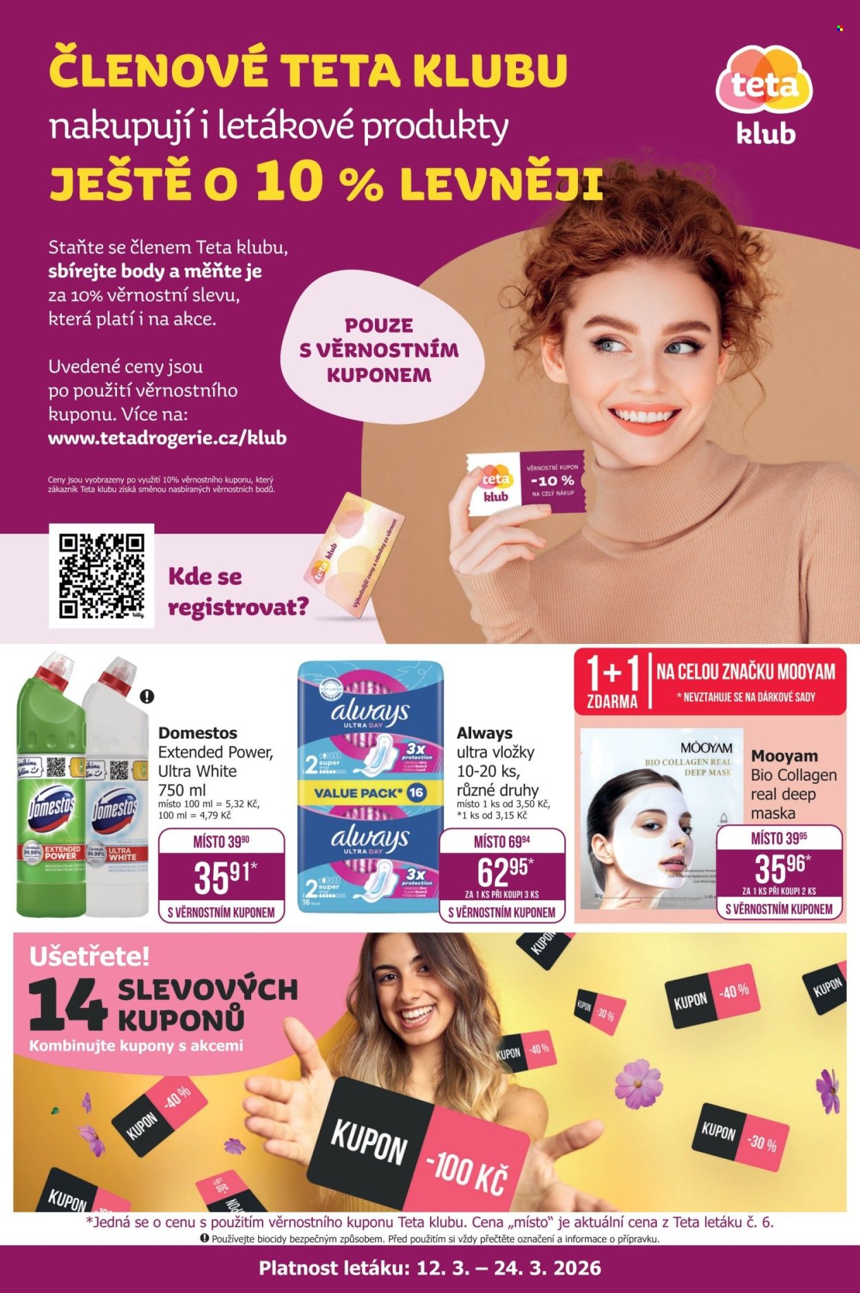 Leták Teta drogerie - 12.3.2026 - 24.3.2026. Strana 1