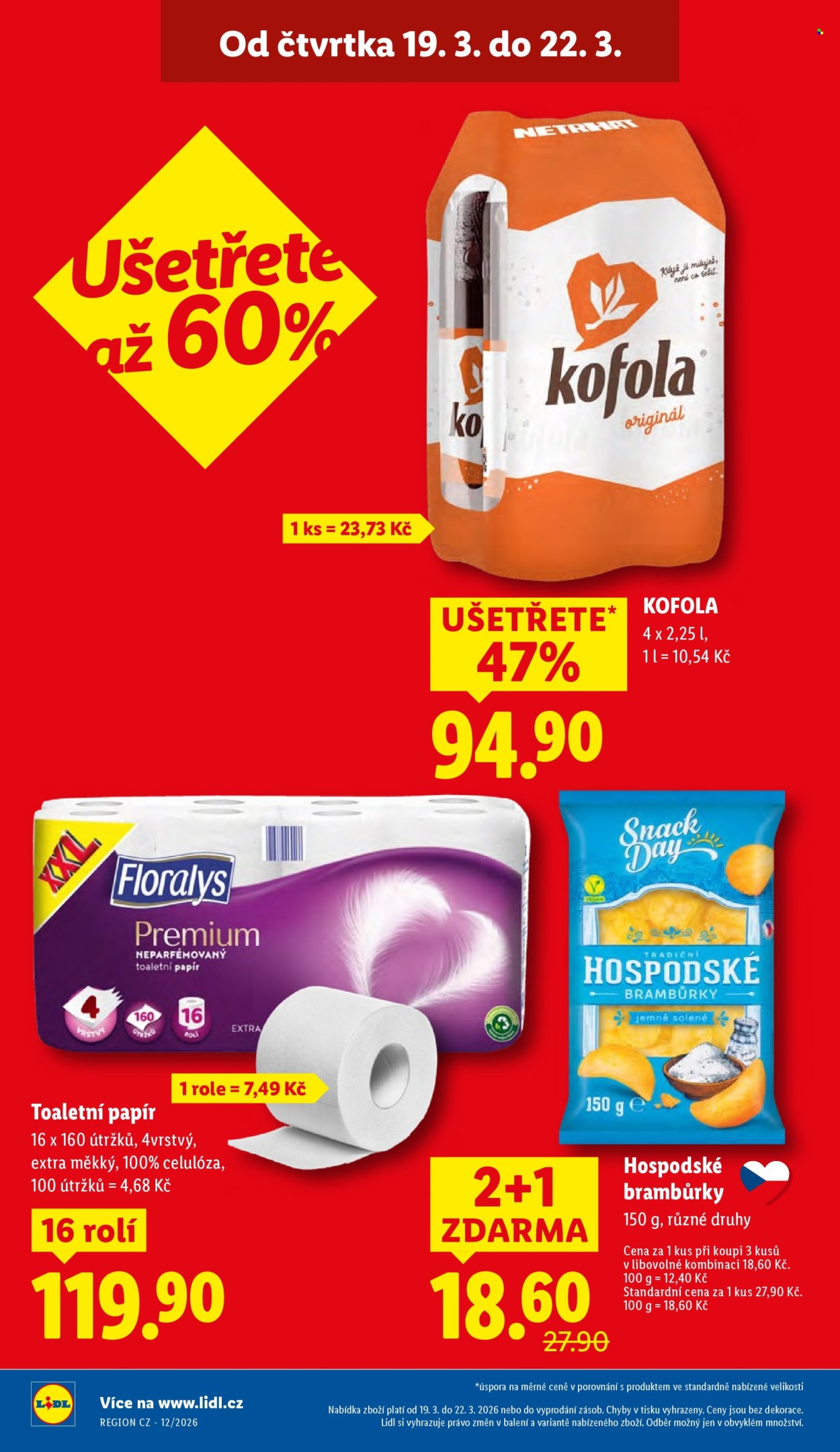 Leták Lidl - 19.3.2026 - 22.3.2026. Strana 2