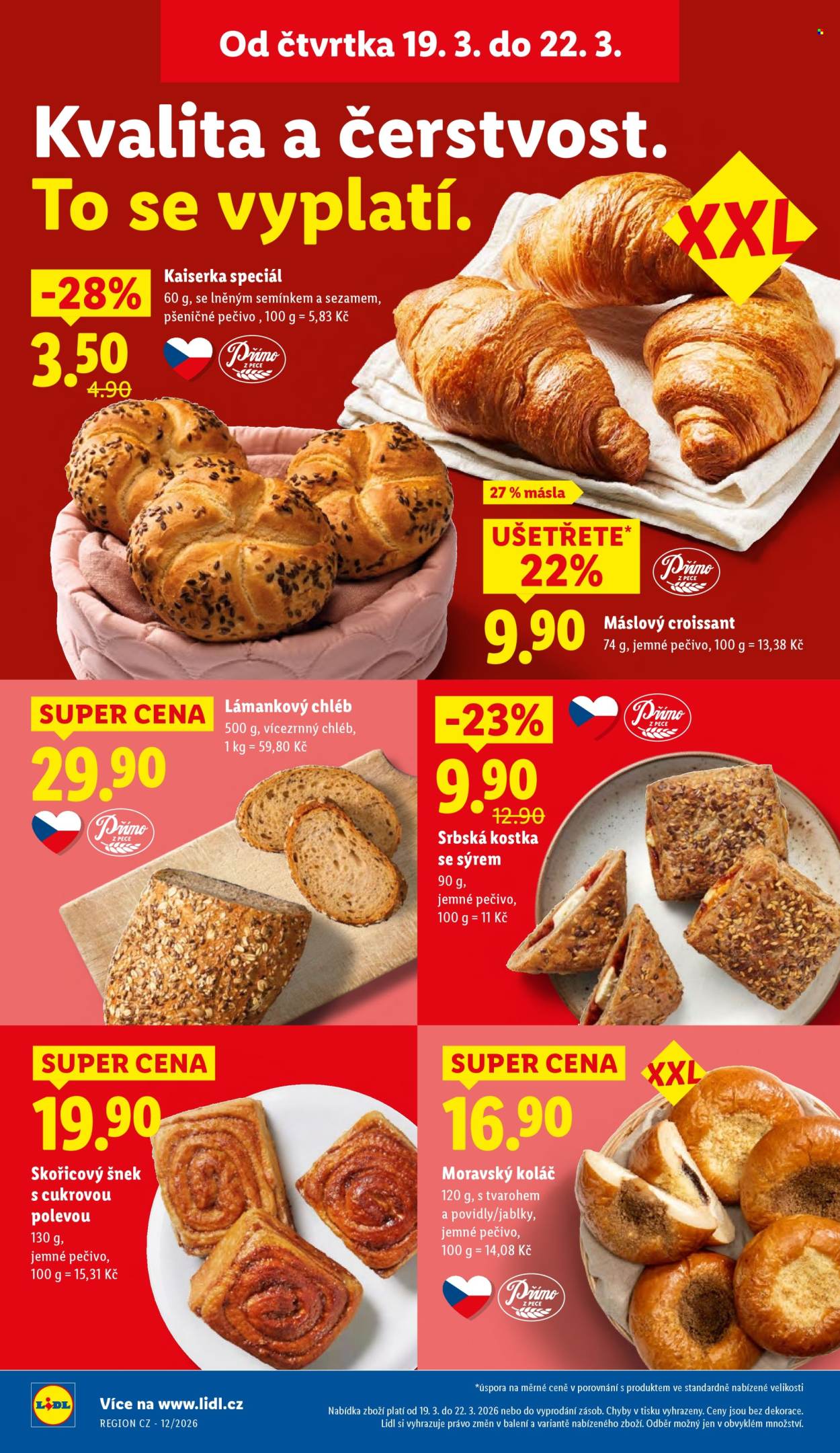 Leták Lidl - 19.3.2026 - 22.3.2026. Strana 14