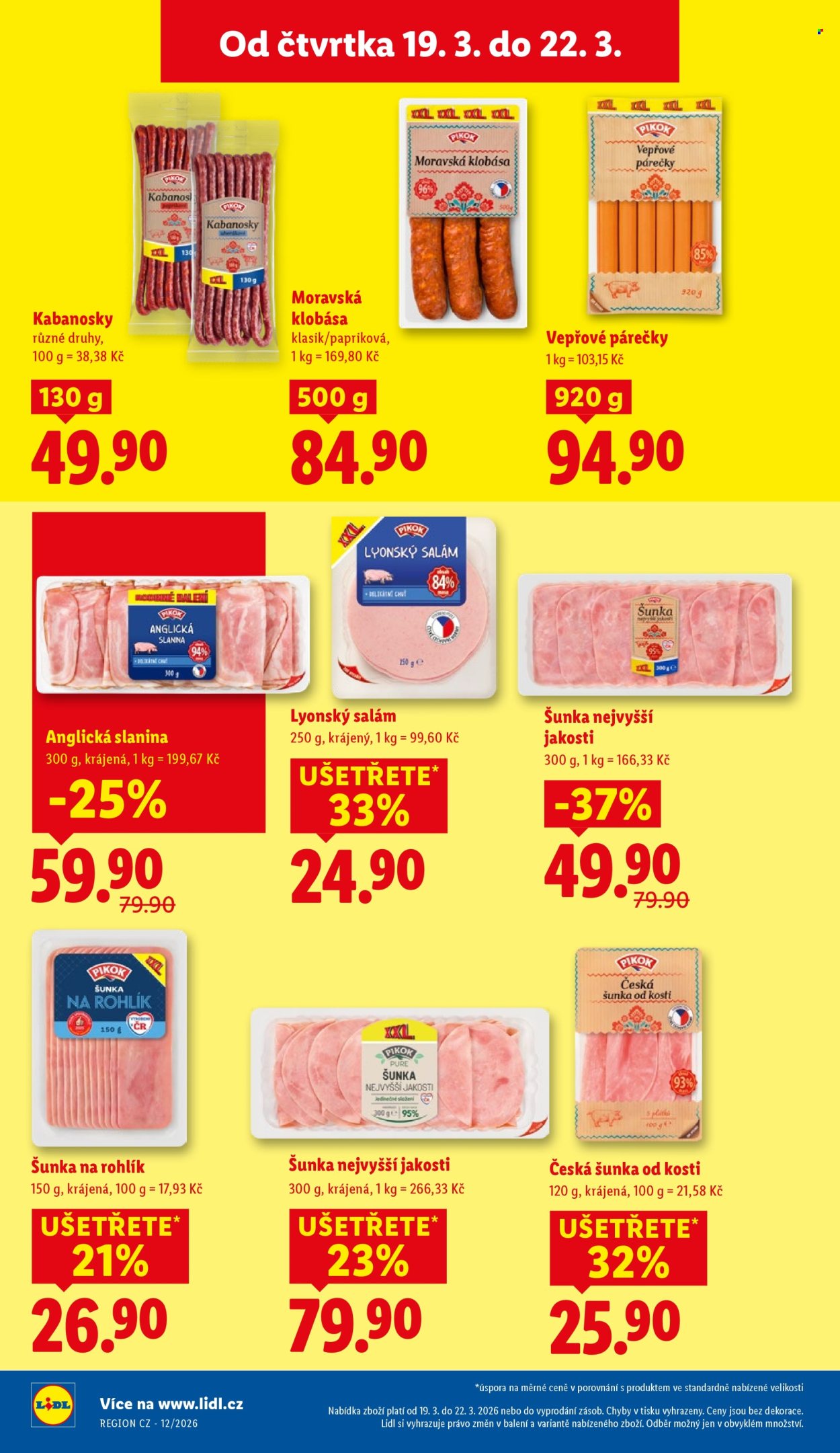 Leták Lidl - 19.3.2026 - 22.3.2026. Strana 18