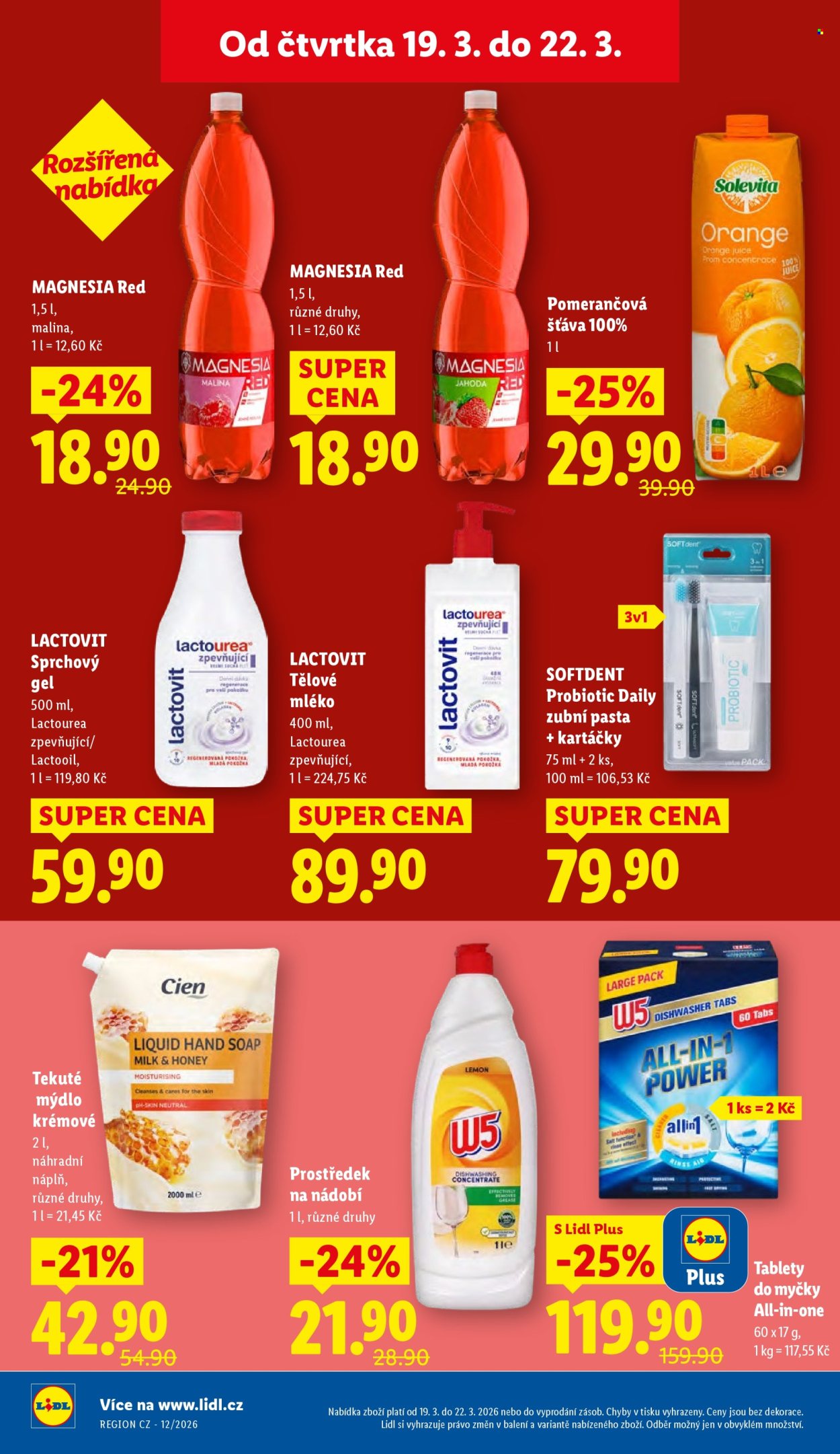 Leták Lidl - 19.3.2026 - 22.3.2026. Strana 26