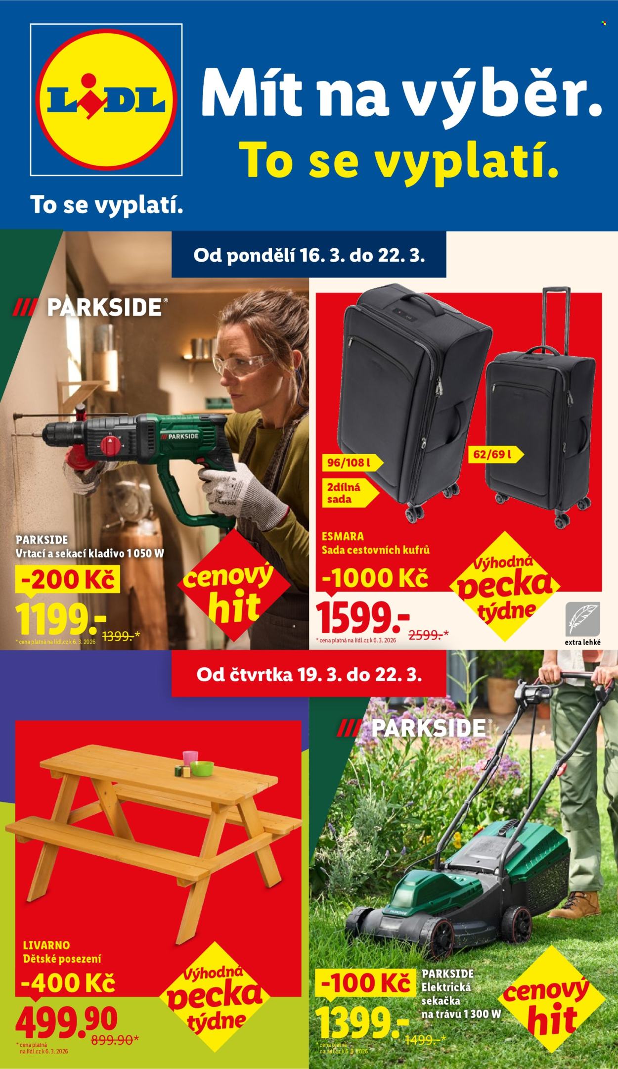 Leták Lidl - 16.3.2026 - 22.3.2026. Strana 1