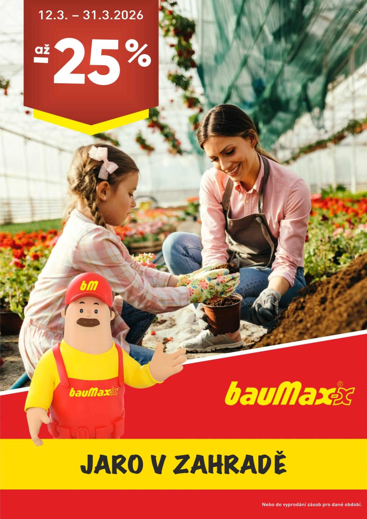 Leták Baumax - 12.3.2026 - 31.3.2026. Strana 1