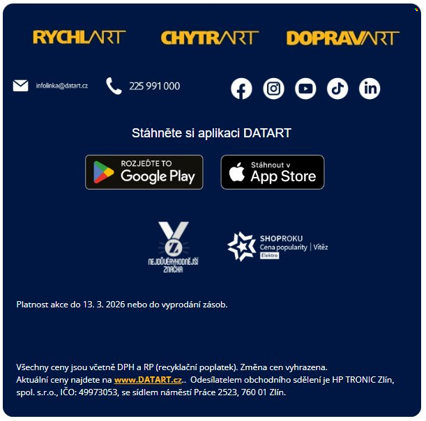 Leták DATART - 13.3.2026 - 13.3.2026. Strana 5