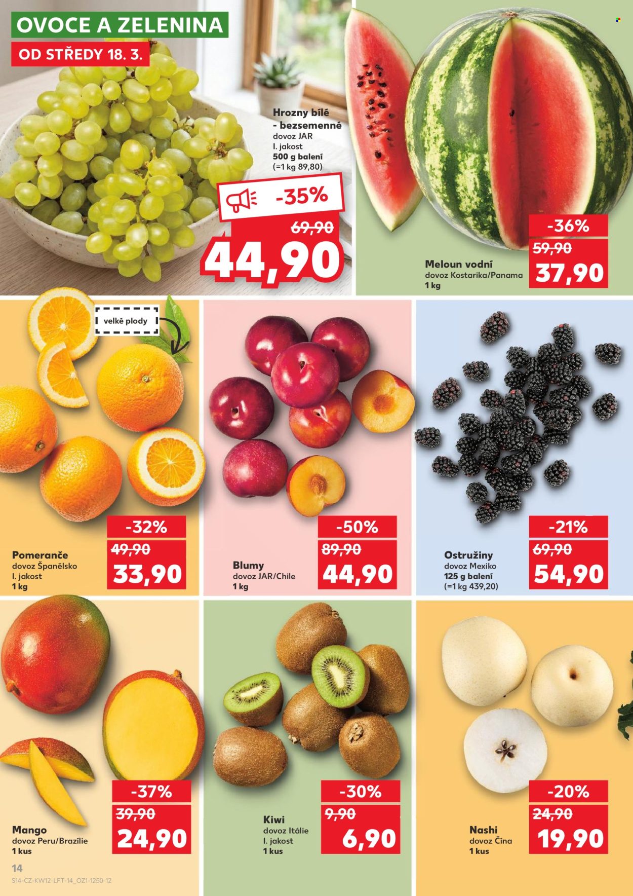 Leták Kaufland - 18.3.2026 - 24.3.2026. Strana 14