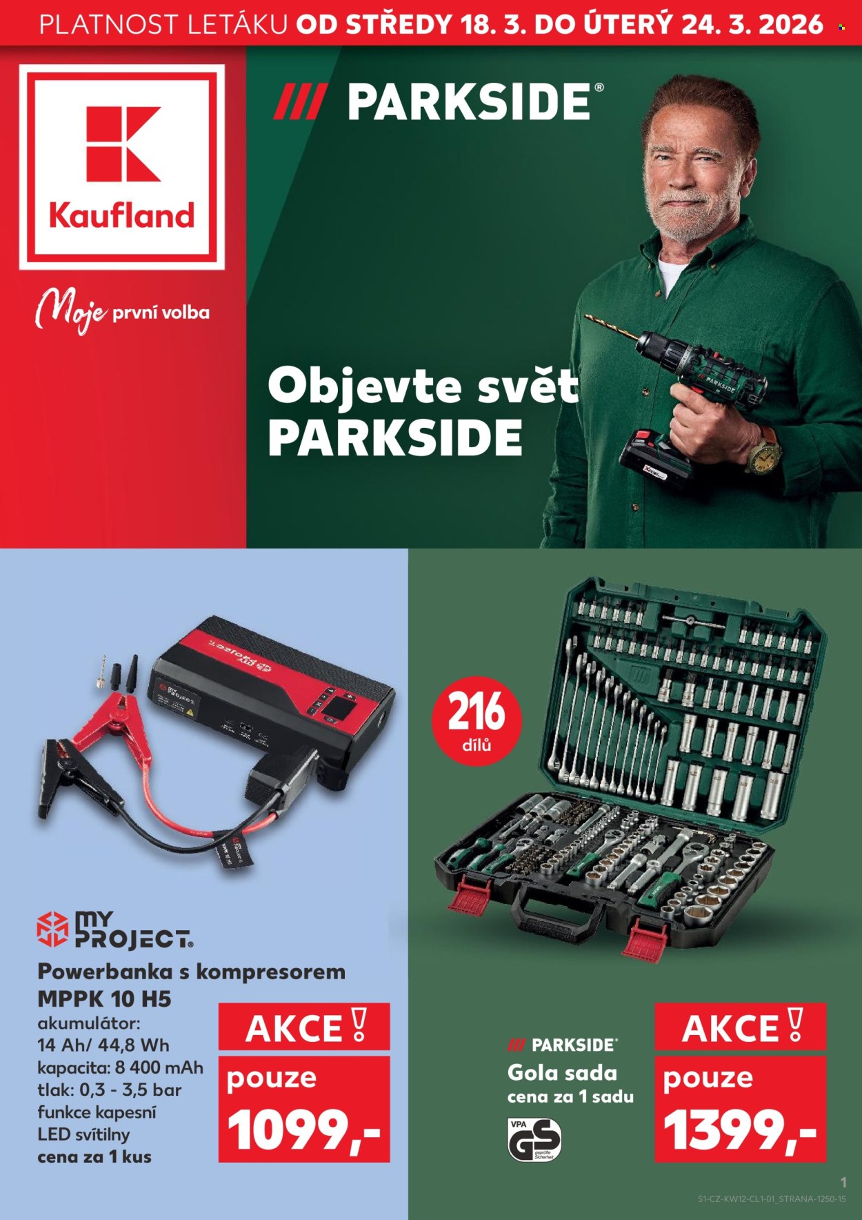 Leták Kaufland - 18.3.2026 - 24.3.2026. Strana 1