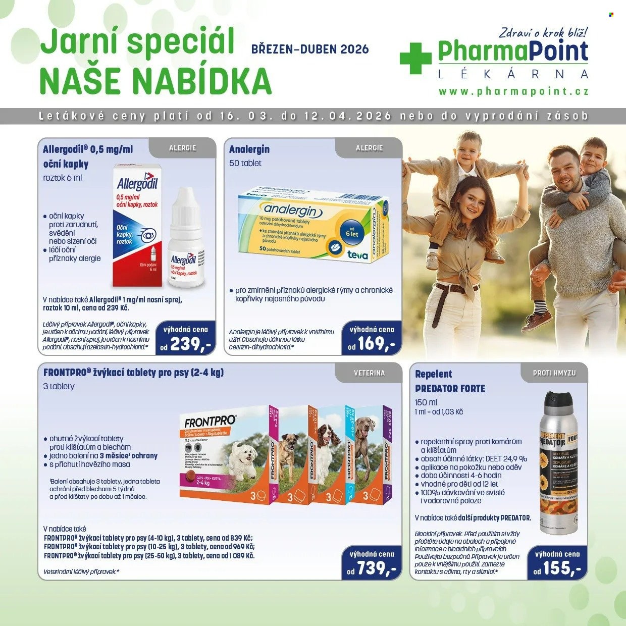 Leták PharmaPoint - 16.3.2026 - 12.4.2026. Strana 1