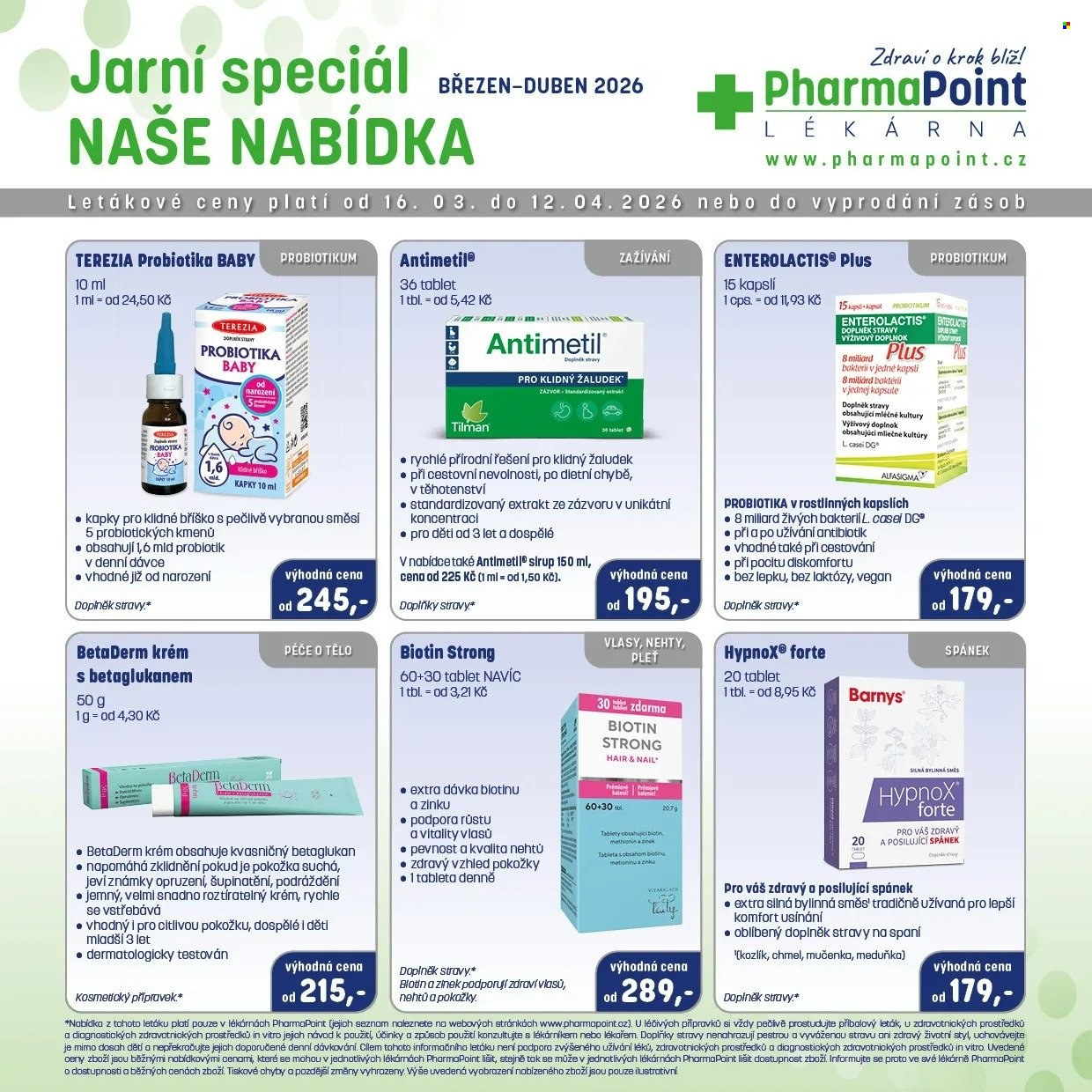 Leták PharmaPoint - 16.3.2026 - 12.4.2026. Strana 3