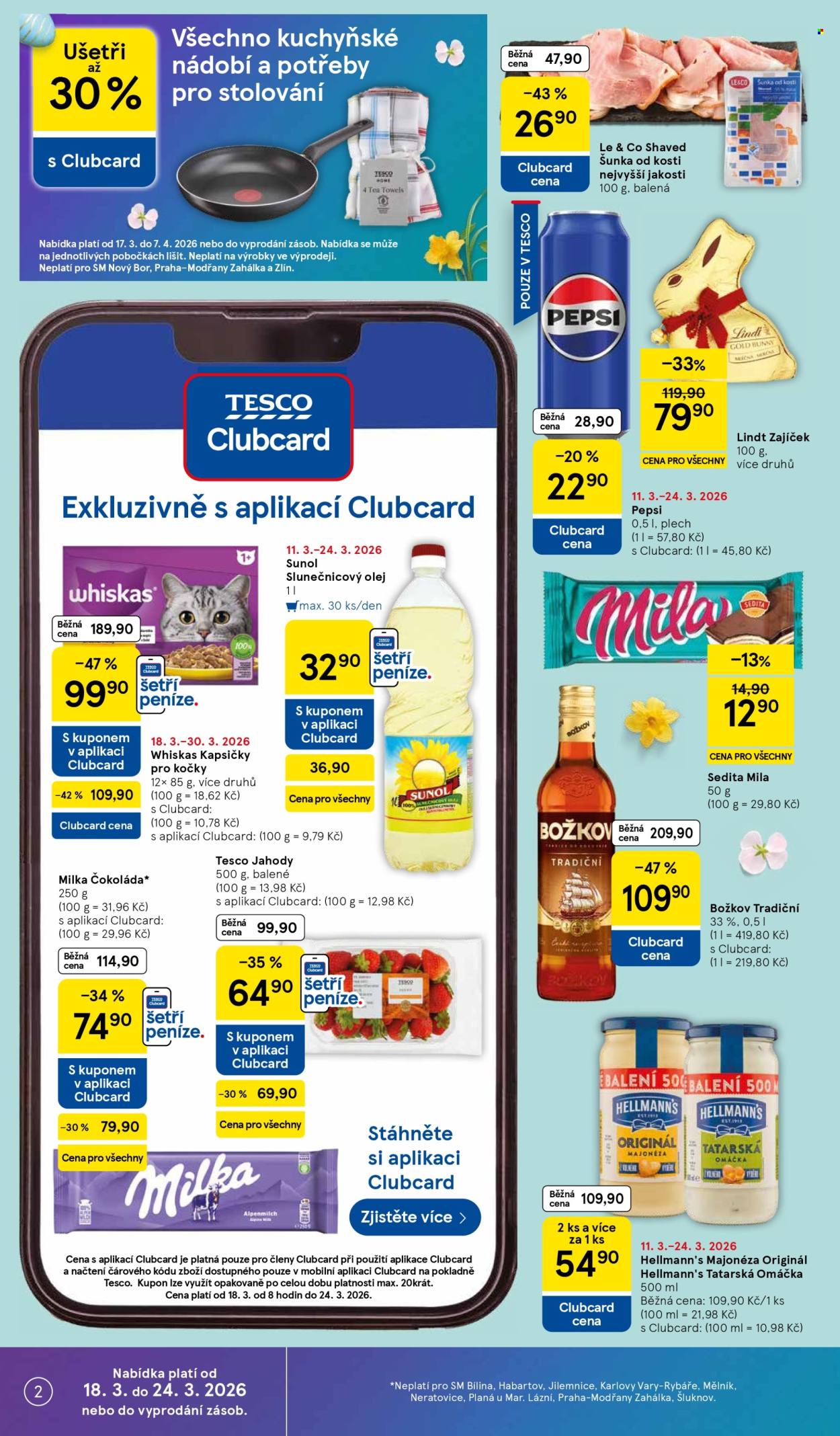 Leták TESCO supermarket - 18.3.2026 - 24.3.2026. Strana 2