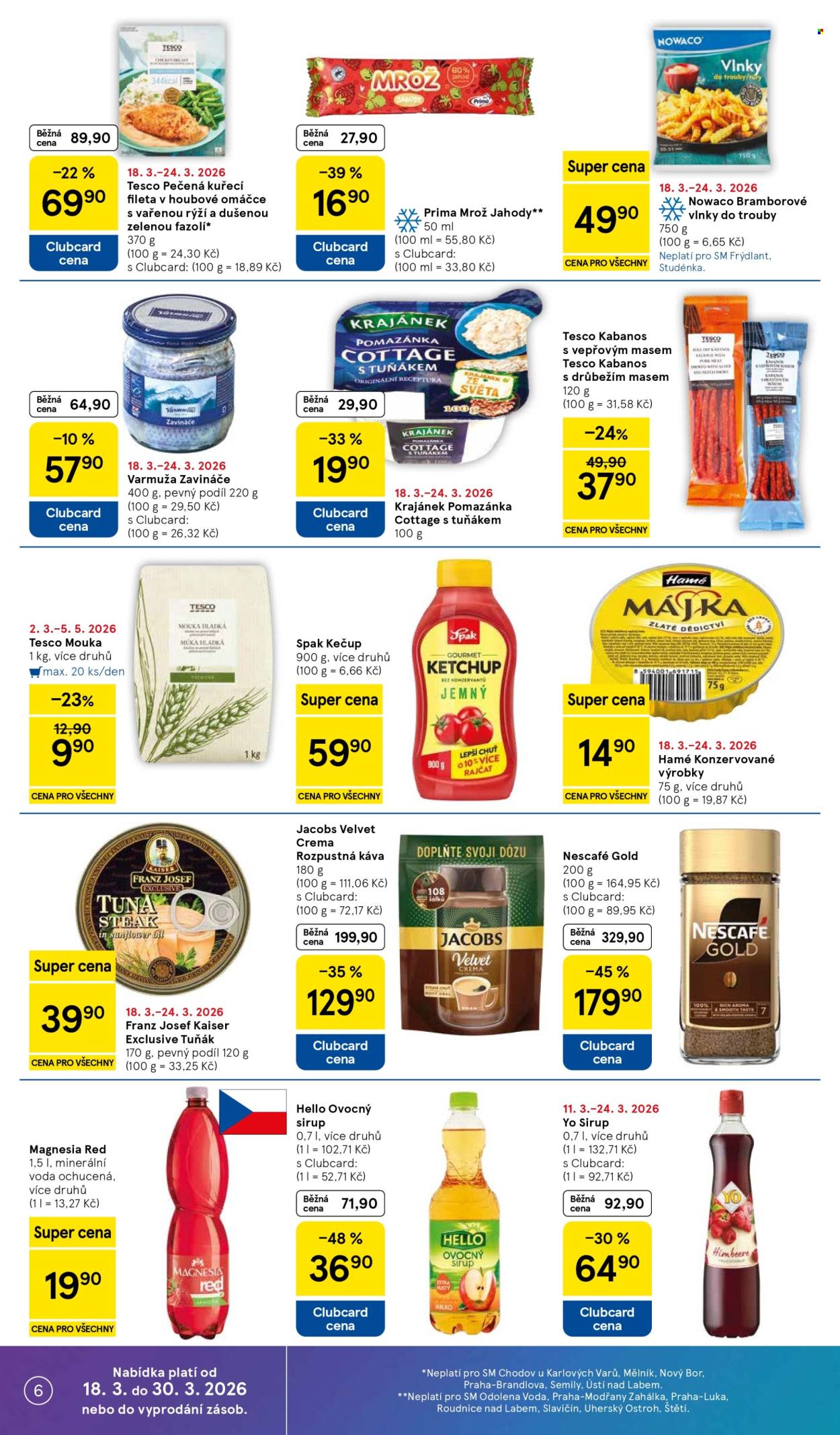 Leták TESCO supermarket - 18.3.2026 - 24.3.2026. Strana 6