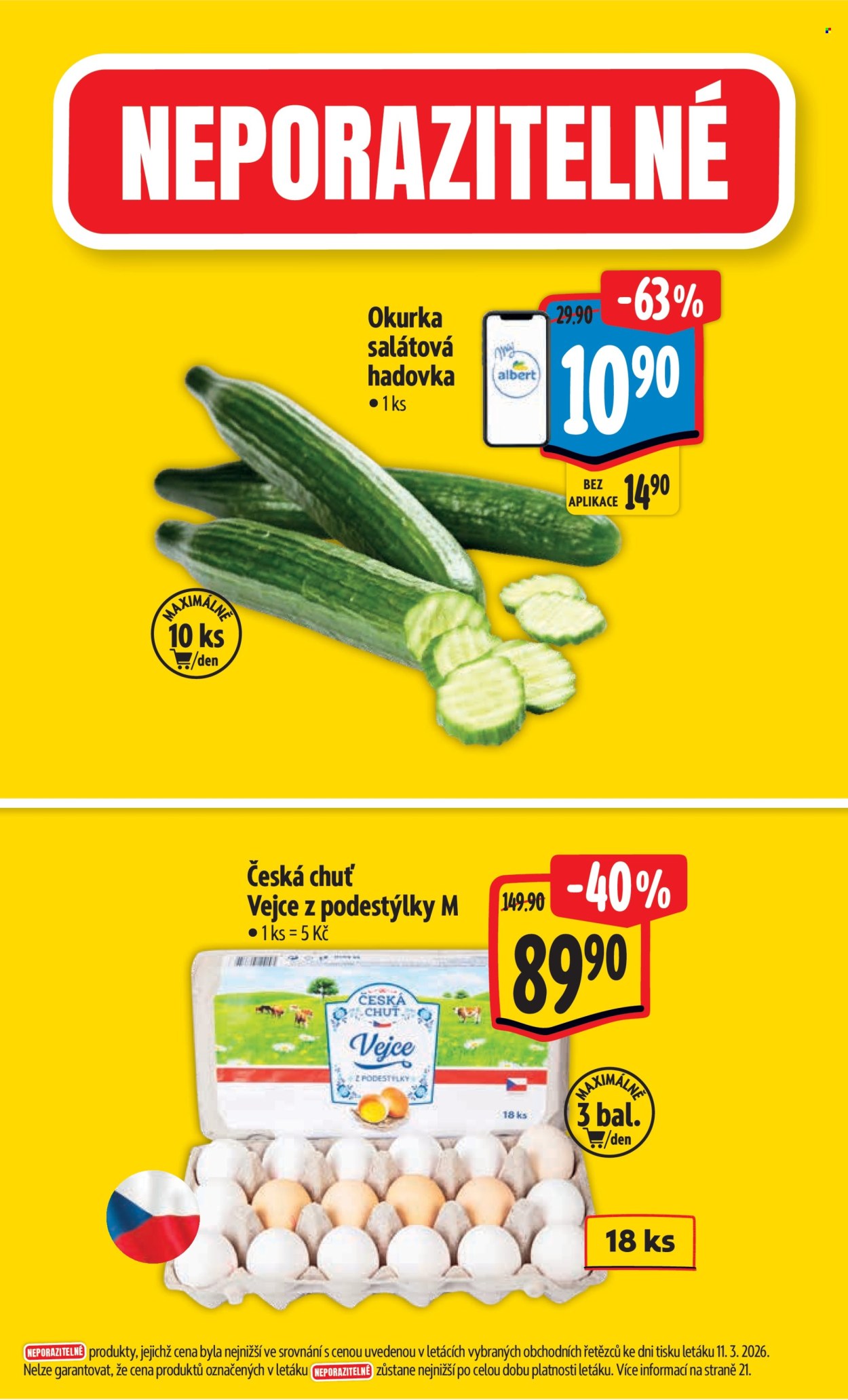 Leták Albert Hypermarket - 18.3.2026 - 24.3.2026. Strana 2
