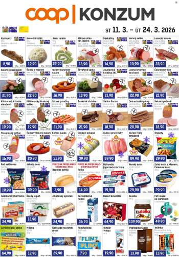 Leták Konzum - 11.3.2026 - 24.3.2026.