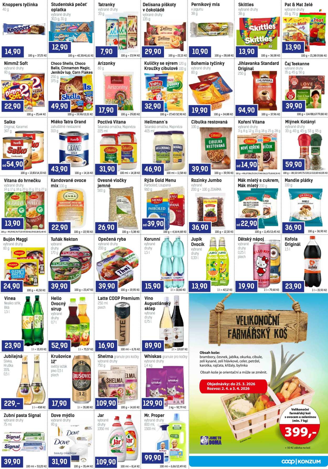 Leták Konzum - 11.3.2026 - 24.3.2026. Strana 2