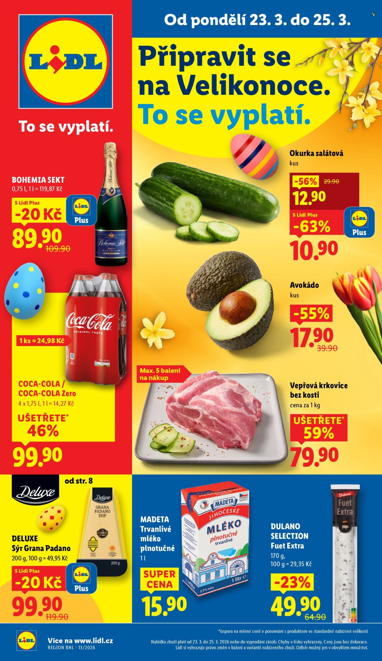 Leták Lidl - 23.3.2026 - 25.3.2026. Strana 1