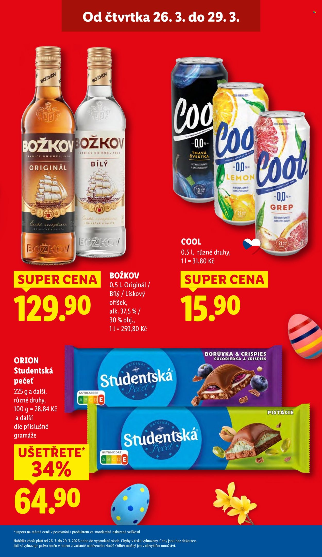Leták Lidl - 26.3.2026 - 29.3.2026. Strana 3
