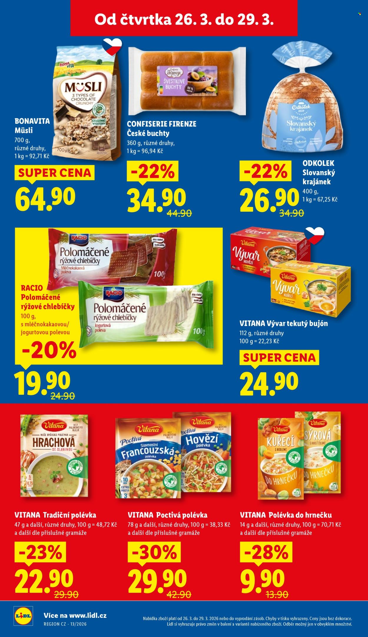 Leták Lidl - 26.3.2026 - 29.3.2026. Strana 22