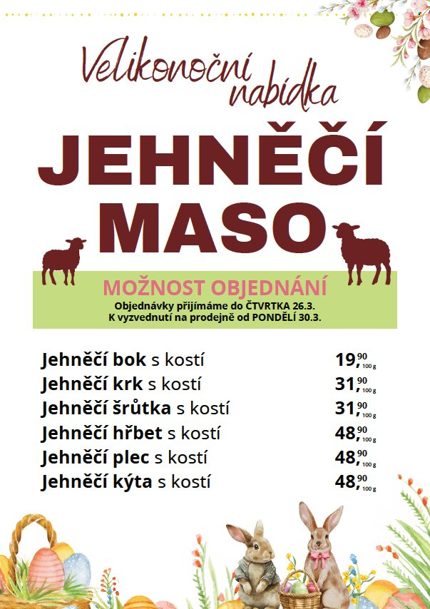 Leták ZEMAN maso-uzeniny - 20.3.2026 - 26.3.2026. Strana 1