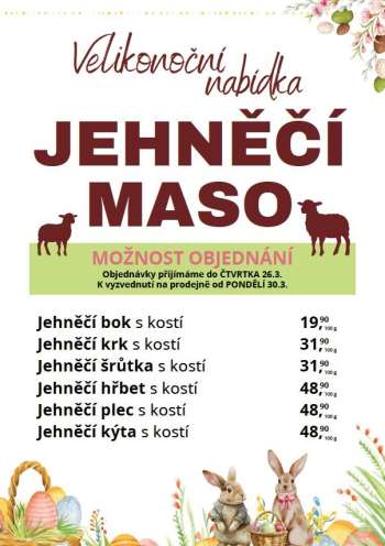 Leták ZEMAN maso-uzeniny - 20.3.2026 - 26.3.2026.