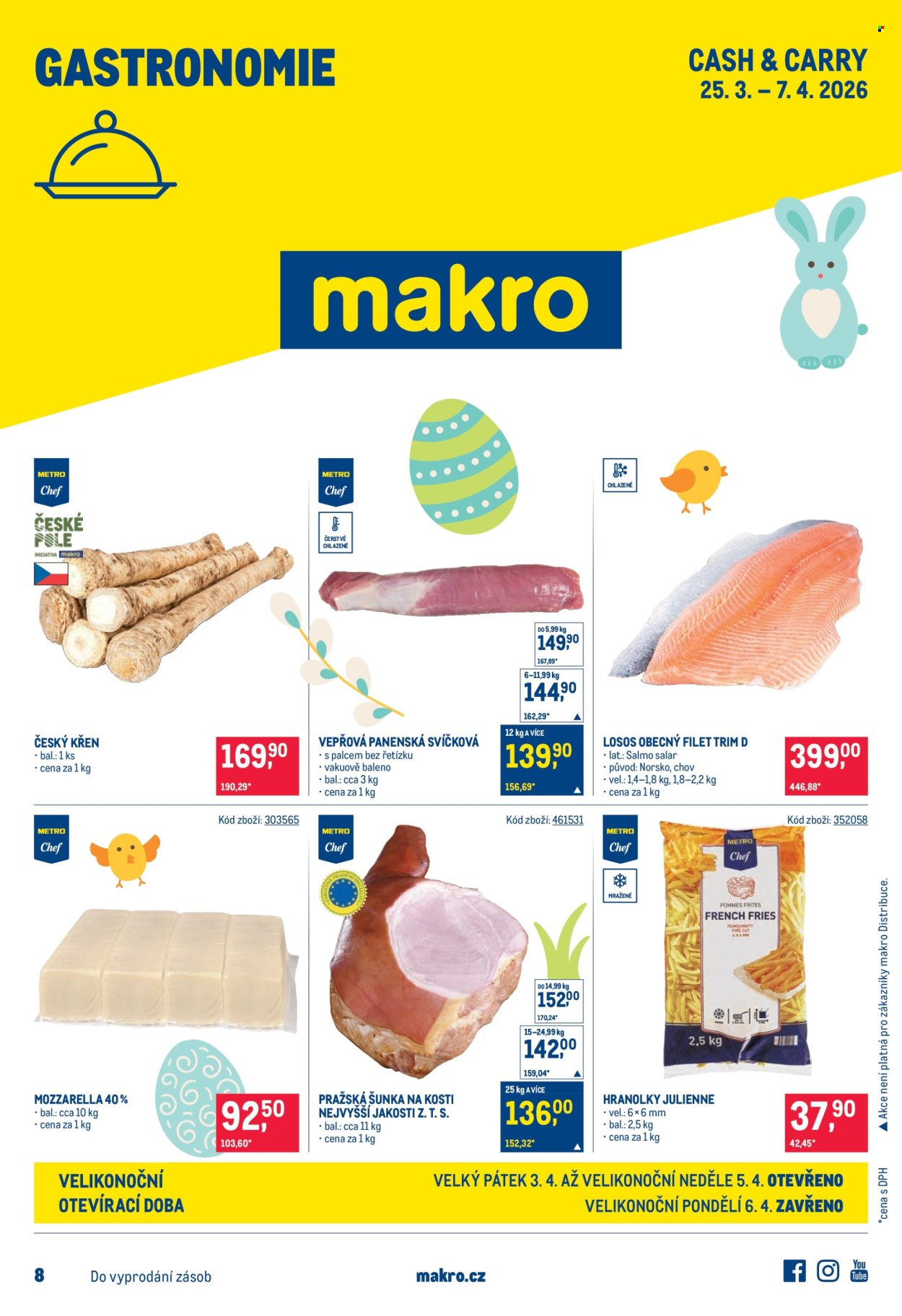Leták MAKRO - 25.3.2026 - 7.4.2026. Strana 1