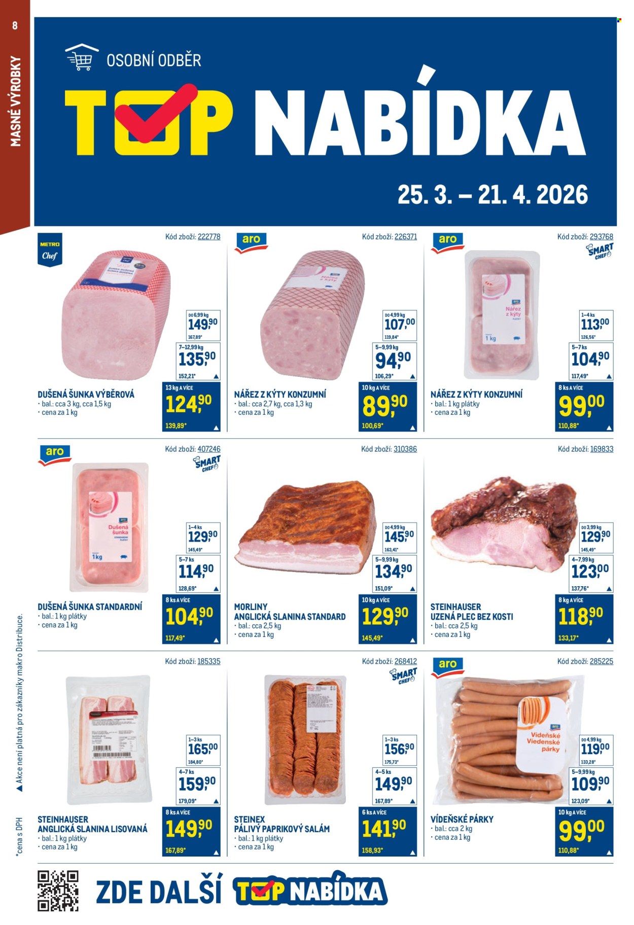 Leták MAKRO - 25.3.2026 - 7.4.2026. Strana 8