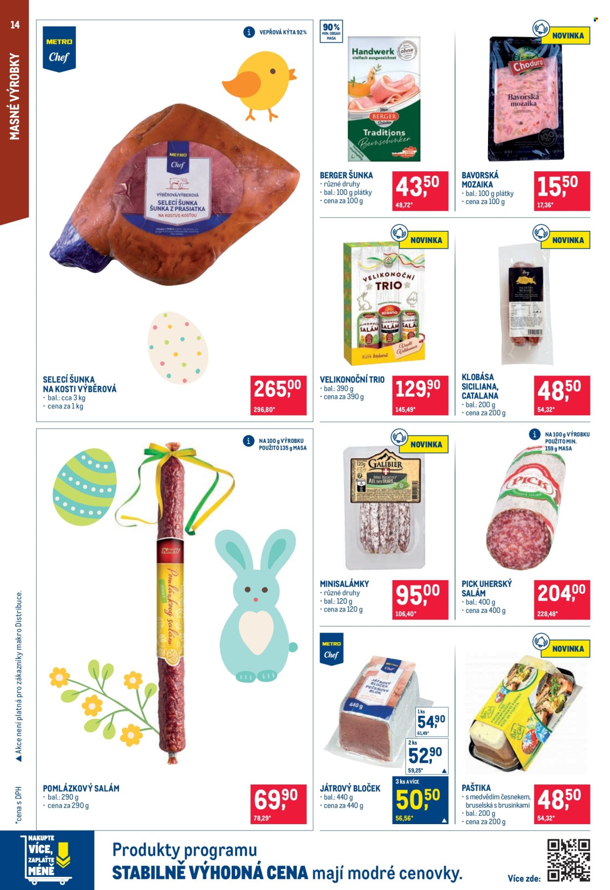 Leták MAKRO - 25.3.2026 - 7.4.2026. Strana 14