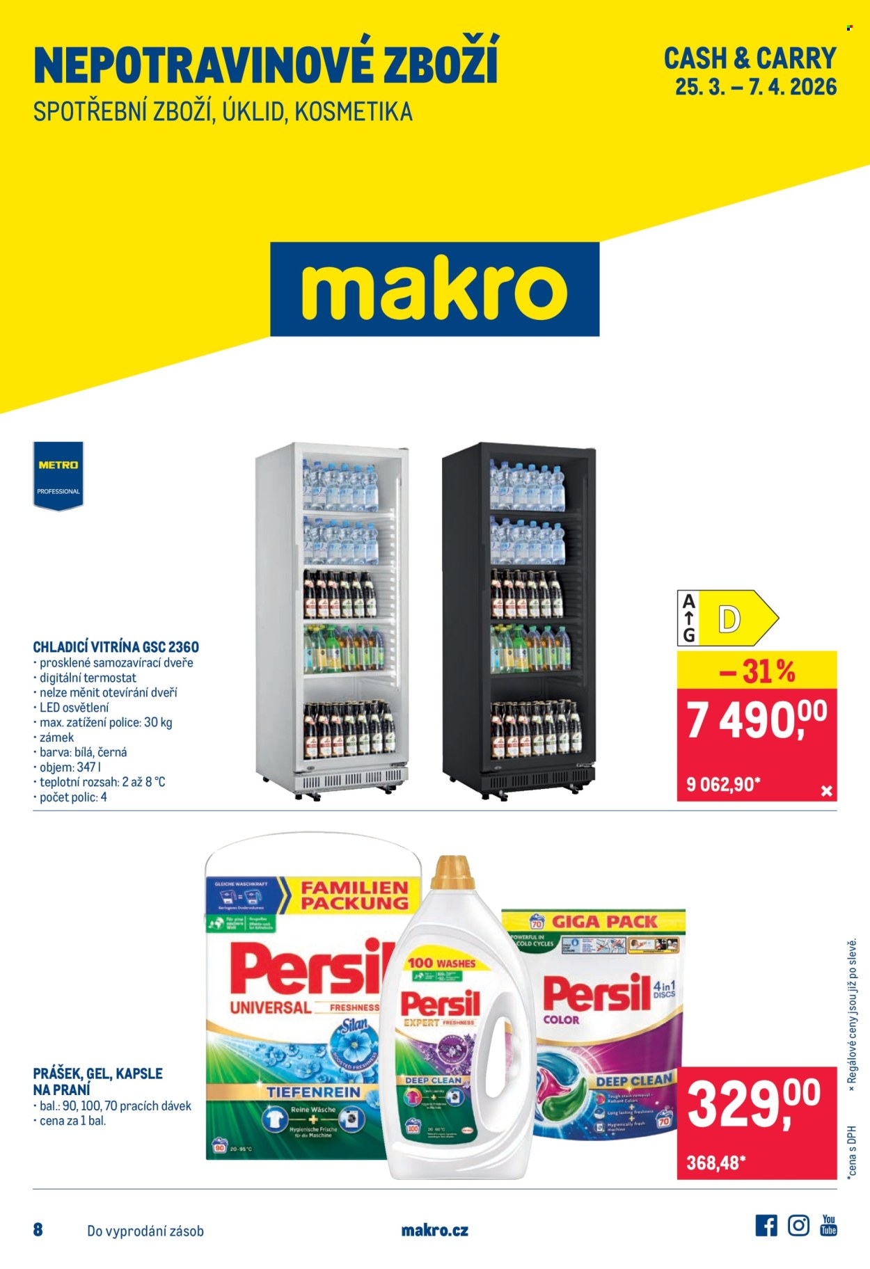 Leták MAKRO - 25.3.2026 - 7.4.2026. Strana 1