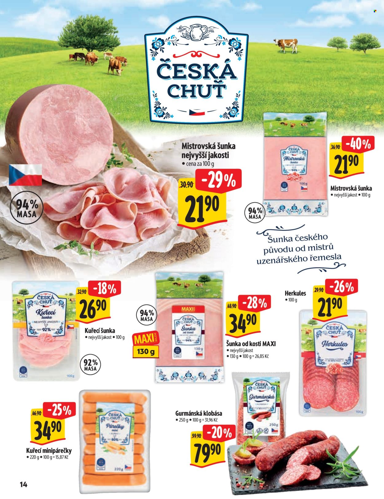 Leták Albert Hypermarket - 25.3.2026 - 5.4.2026. Strana 14