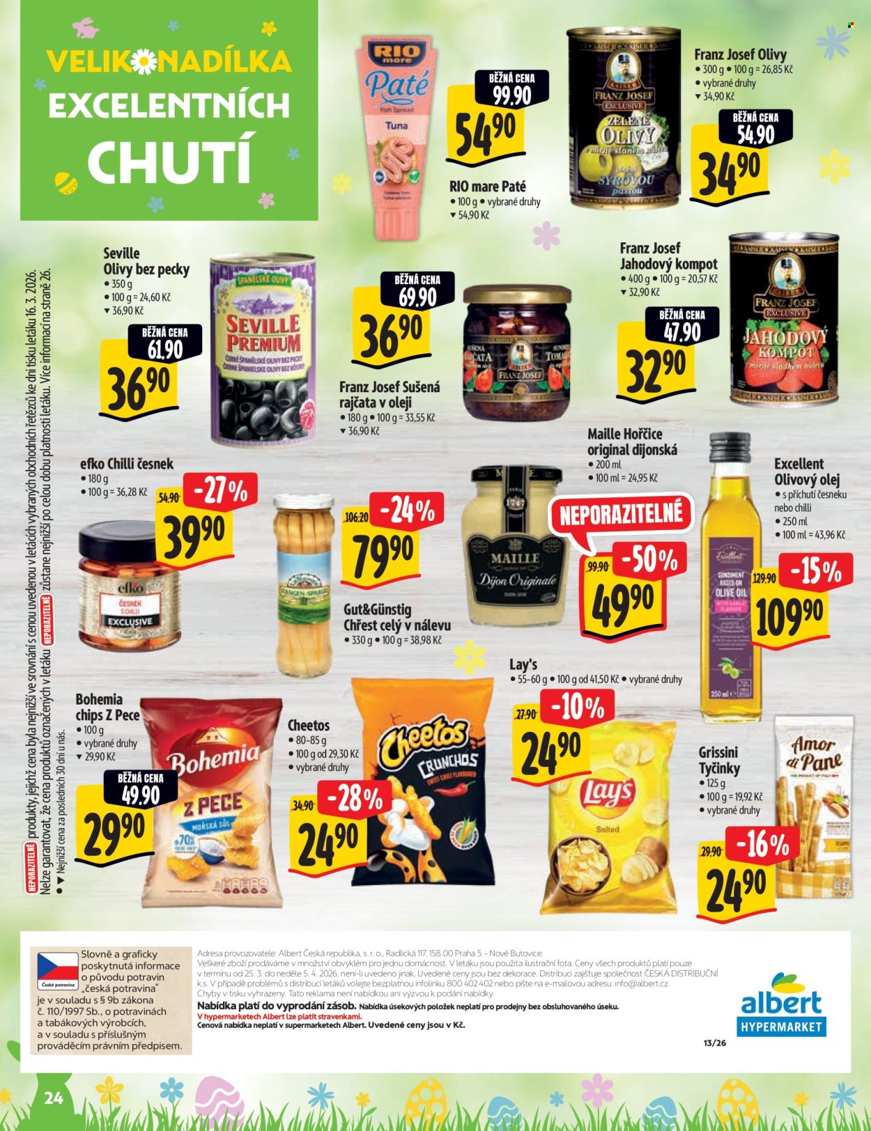 Leták Albert Hypermarket - 25.3.2026 - 5.4.2026. Strana 24