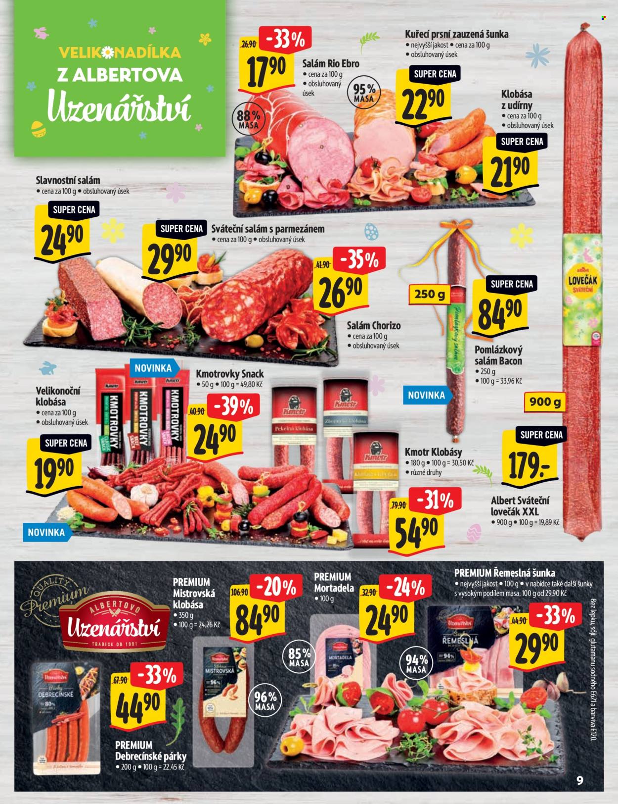 Leták Albert Supermarket - 25.3.2026 - 5.4.2026. Strana 9