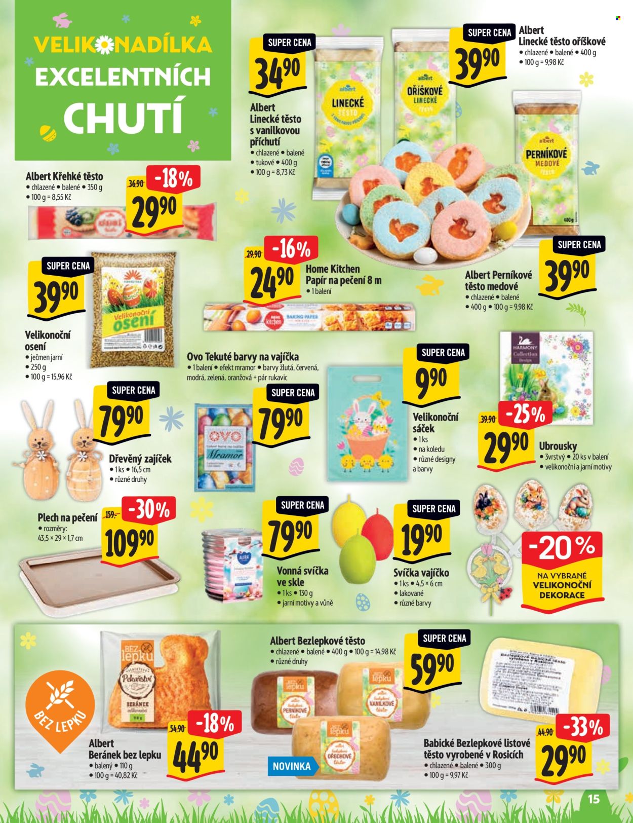 Leták Albert Supermarket - 25.3.2026 - 5.4.2026. Strana 15