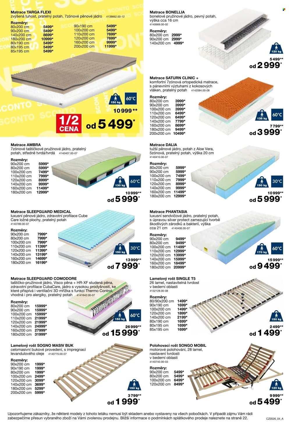 Leták SCONTO NÁBYTEK - 25.3.2026 - 21.4.2026. Strana 4