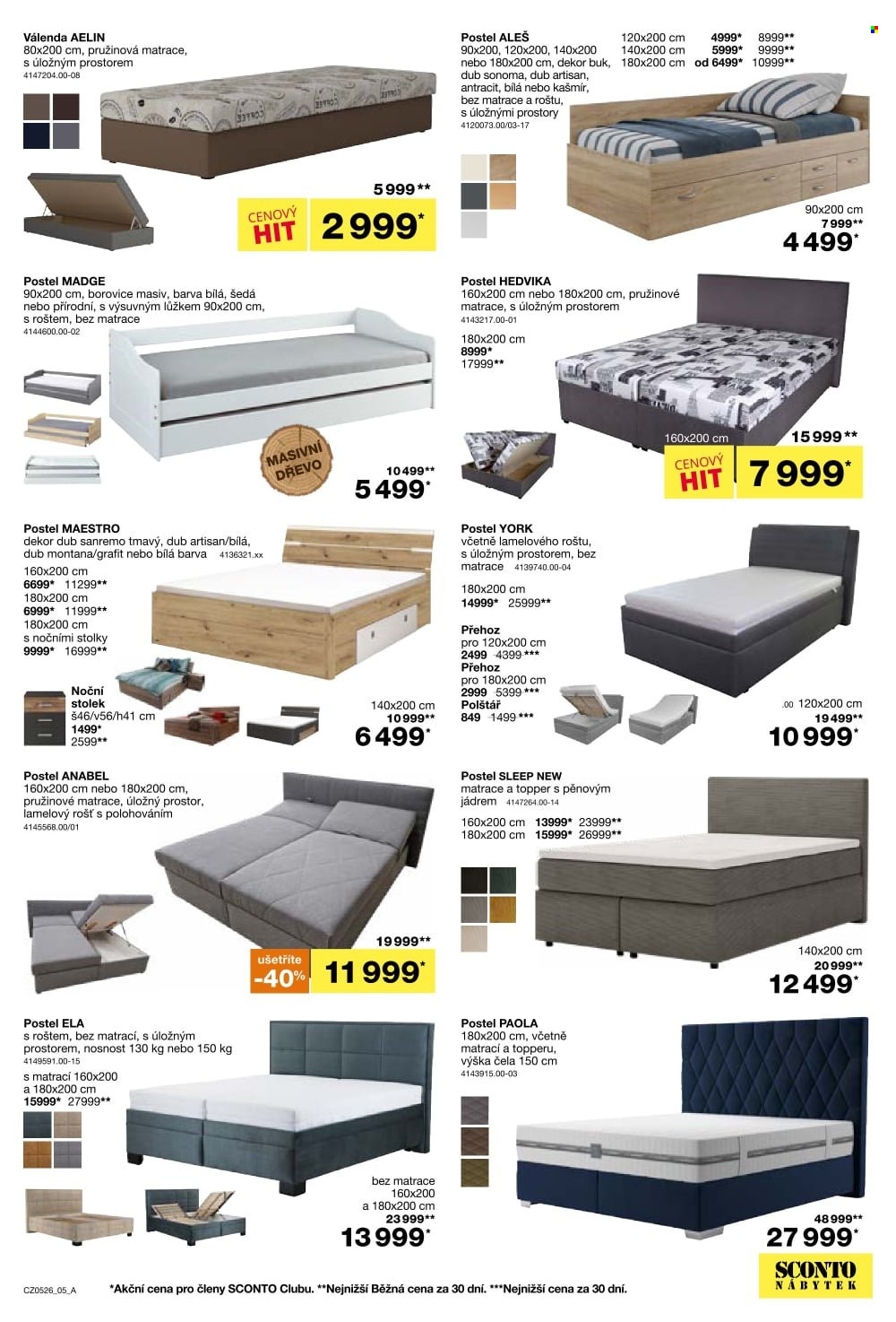 Leták SCONTO NÁBYTEK - 25.3.2026 - 21.4.2026. Strana 5