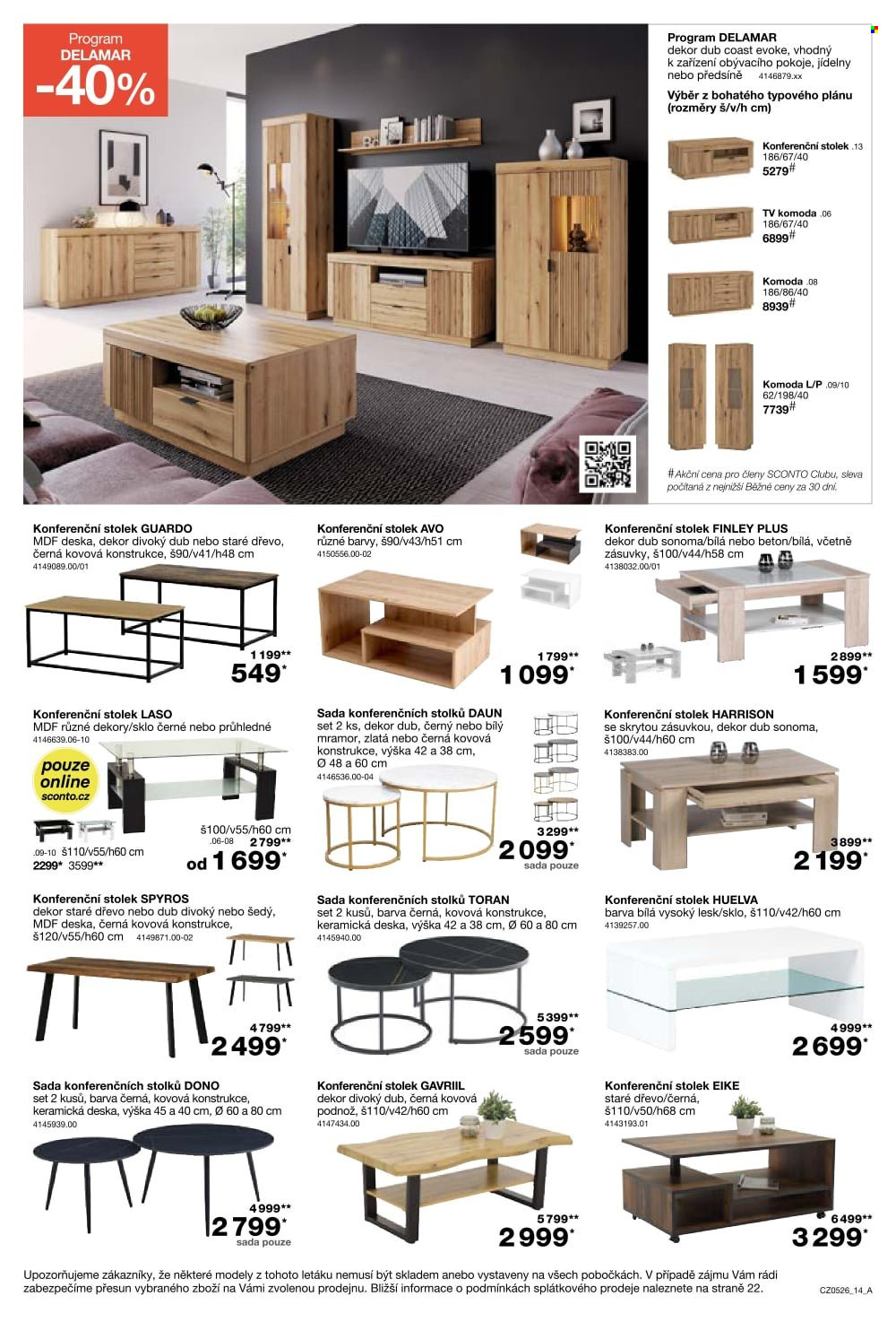 Leták SCONTO NÁBYTEK - 25.3.2026 - 21.4.2026. Strana 14