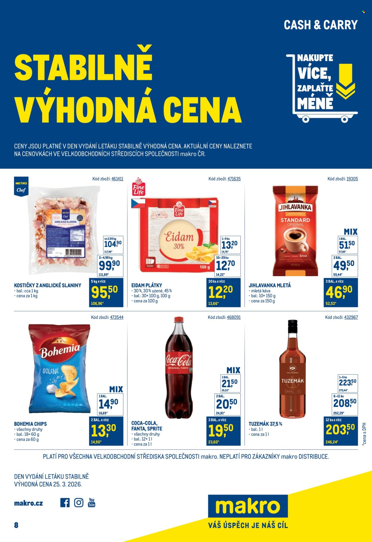 Leták MAKRO. Strana 1