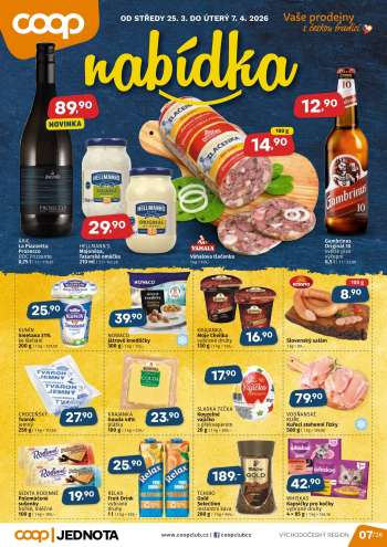 Leták coop JEDNOTA - 25.3.2026 - 7.4.2026.