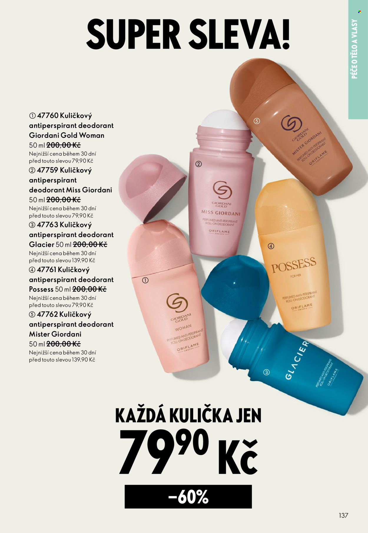Leták ORIFLAME - 25.3.2026 - 14.4.2026. Strana 137