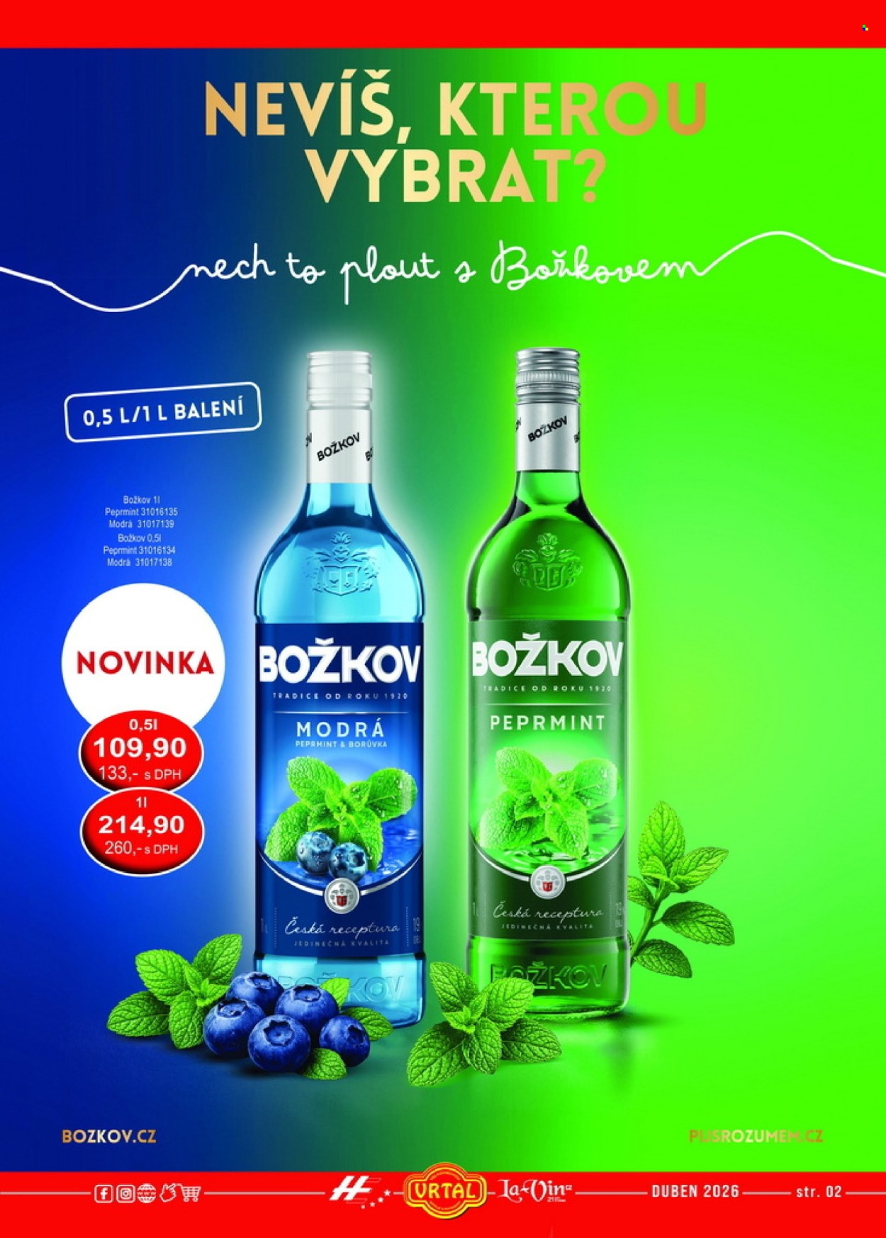 Leták Vrtal - 1.4.2026 - 30.4.2026. Strana 2