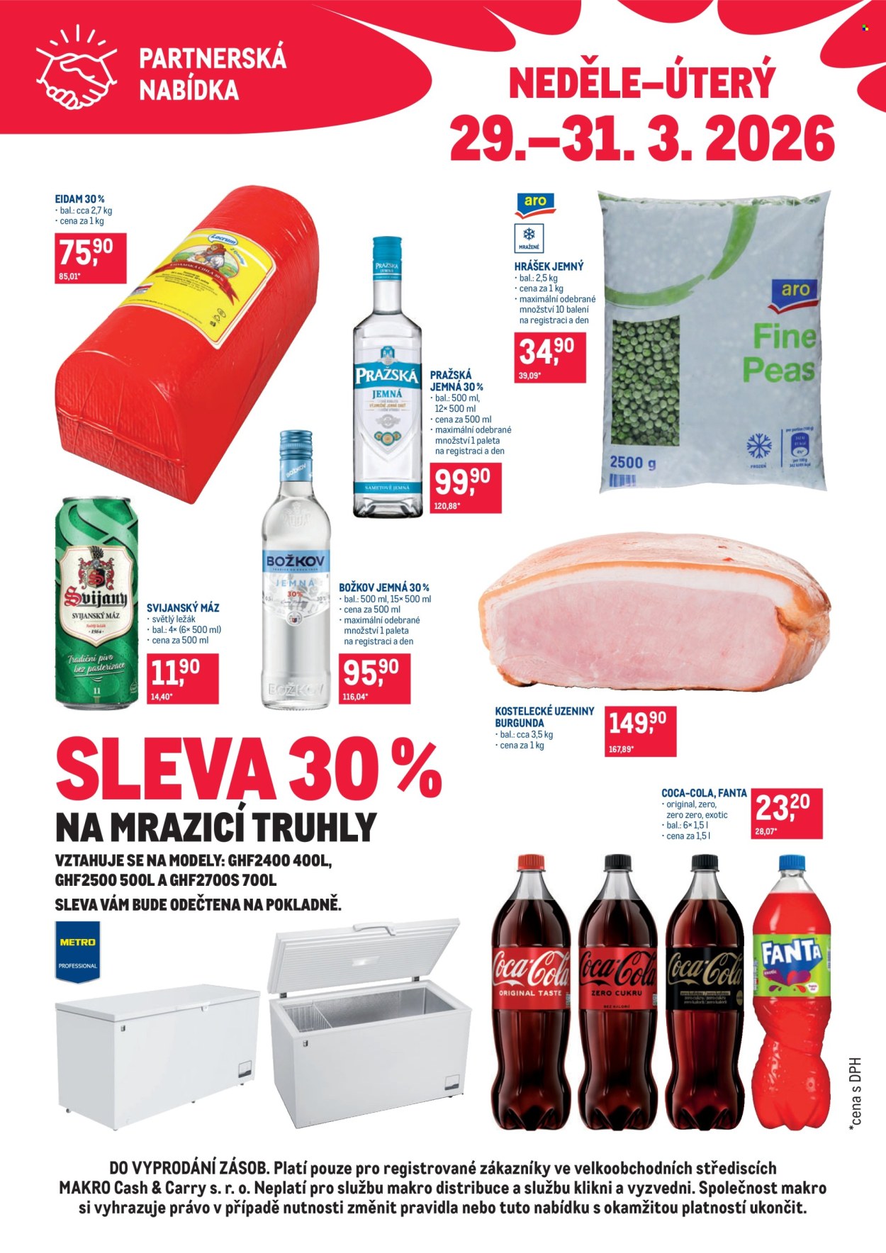 Leták MAKRO - 29.3.2026 - 31.3.2026. Strana 1