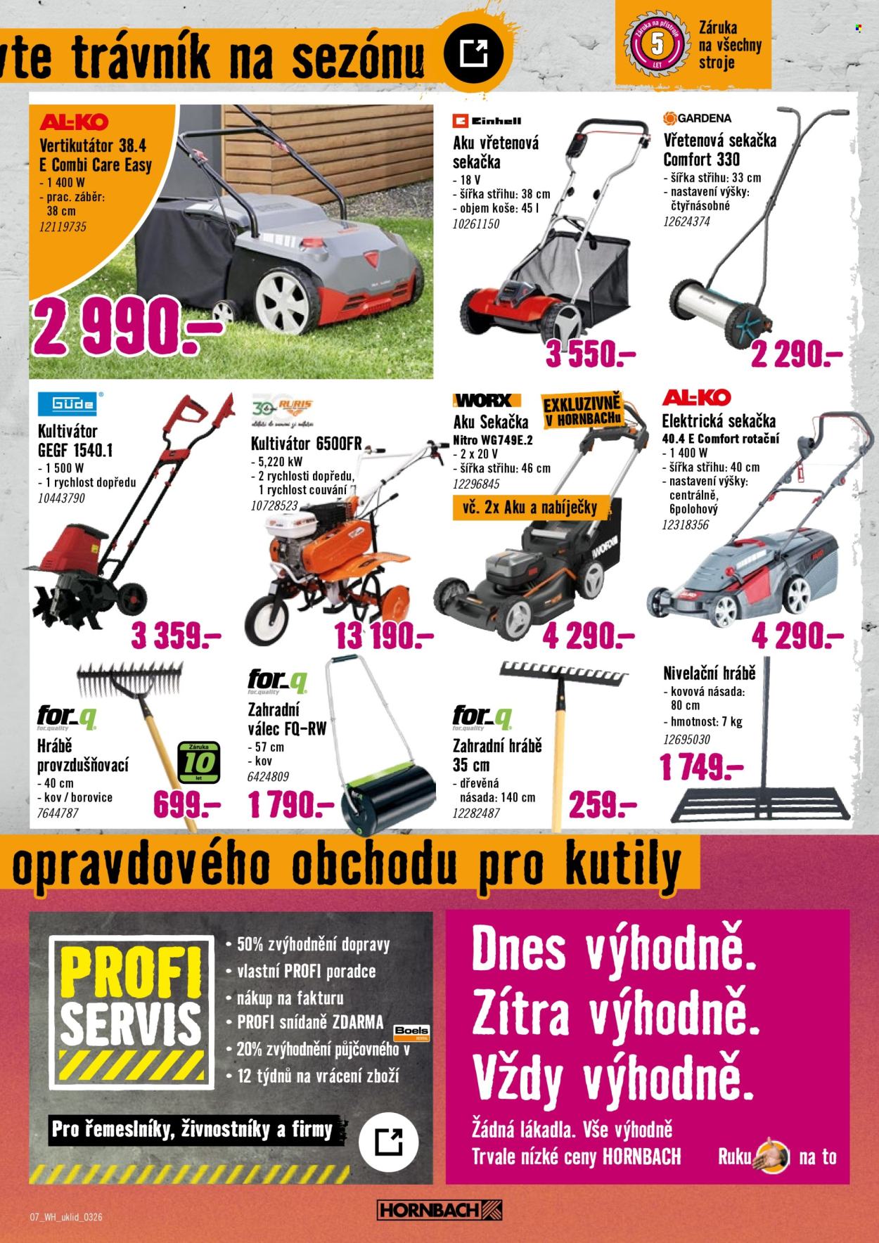 Leták HORNBACH - 25.3.2026 - 8.4.2026. Strana 7