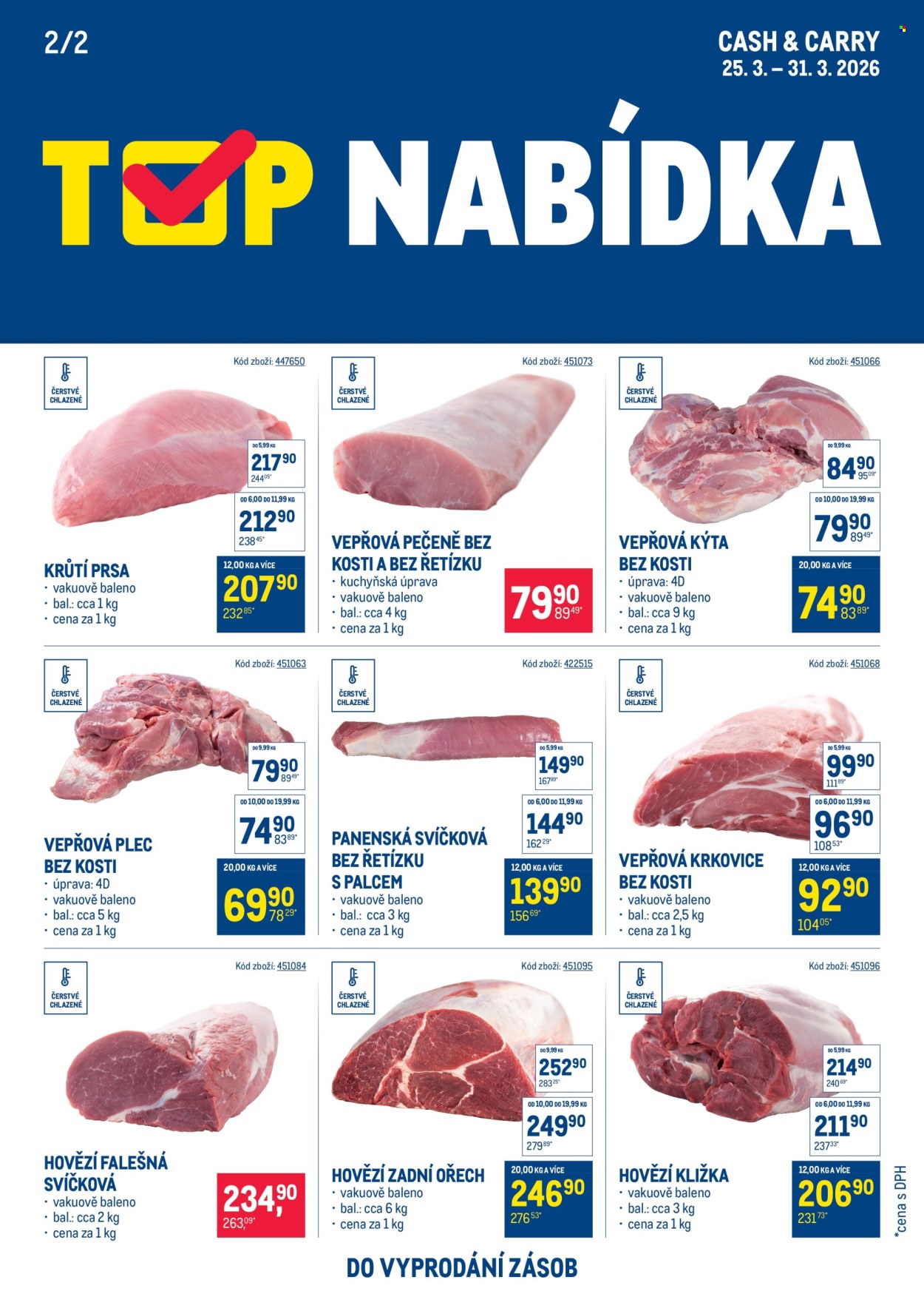 Leták MAKRO - 25.3.2026 - 31.3.2026. Strana 2