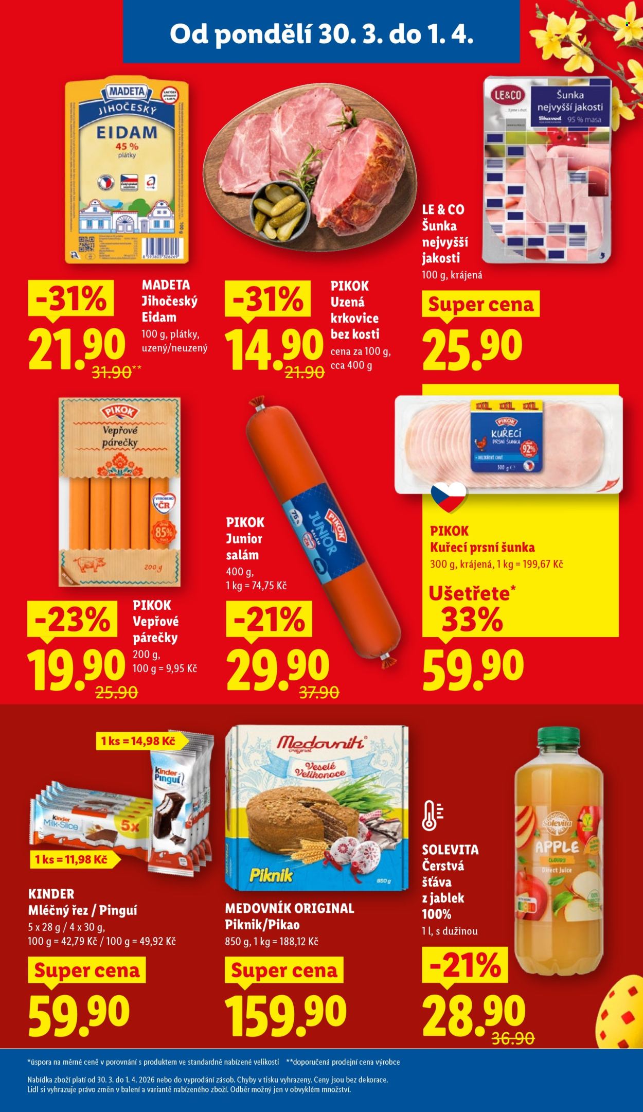 Leták Lidl - 30.3.2026 - 1.4.2026. Strana 21