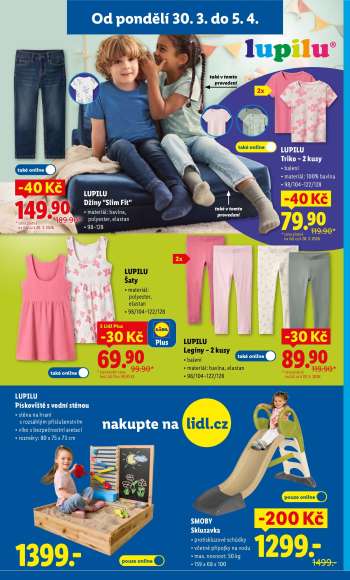 thumbnail - LUPILU Džíny "Slim Fit"