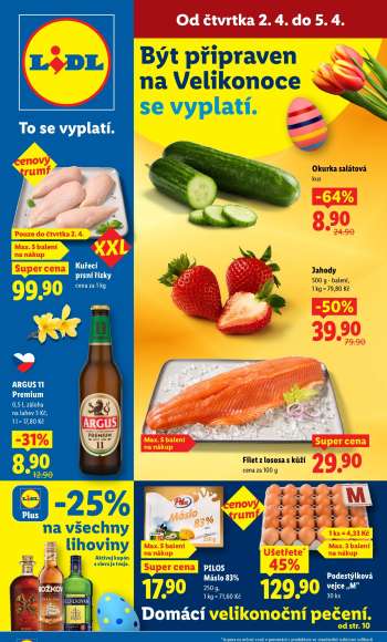 Leták Lidl - 2.4.2026 - 5.4.2026.