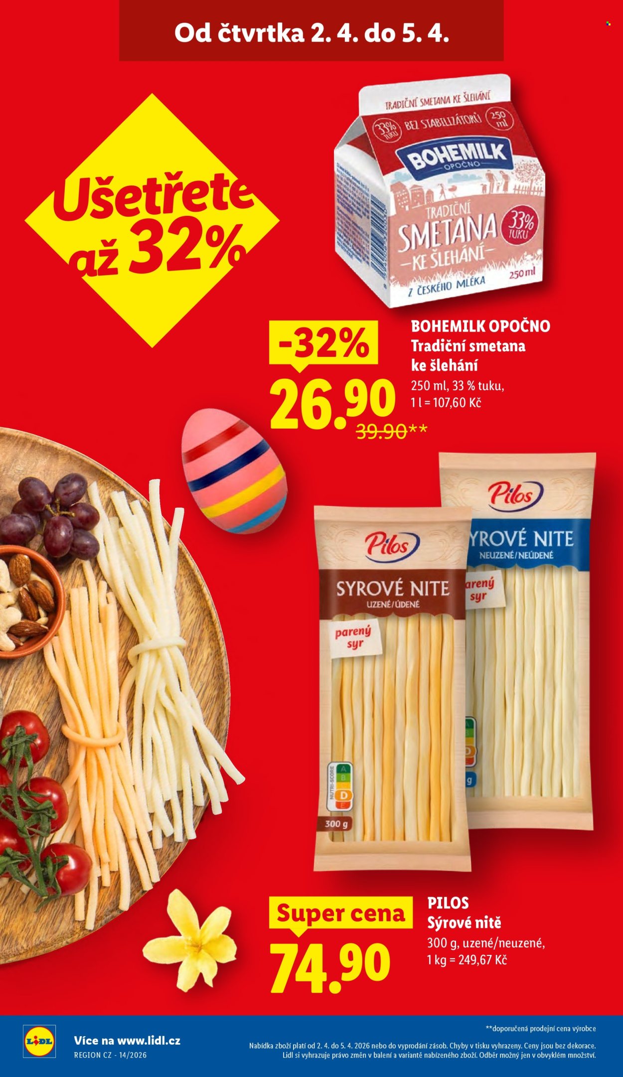 Leták Lidl - 2.4.2026 - 5.4.2026. Strana 4